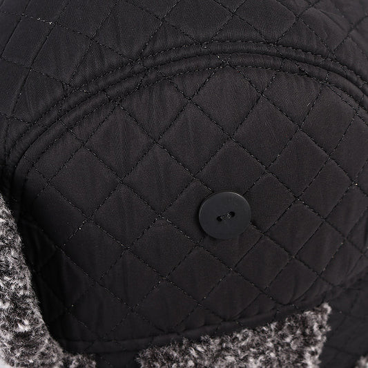 Fleece Warm Check Outdoor Ear Protection Hat: Cozy Comfort for Outdoor Activities - Urban Caps