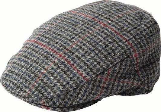 Failsworth Norwich Ivy Flat Cap – Wool Blend Fabric, Patterned Design - Urban Caps