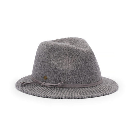 Frida – Wool Blend Hoop Brim Fedora Hat - Urban Caps
