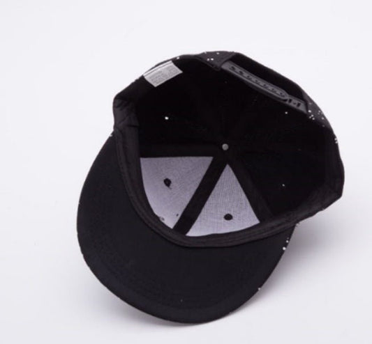 Hip hop safety hard hat custom skull caps glitter ponytail caps - Urban Caps