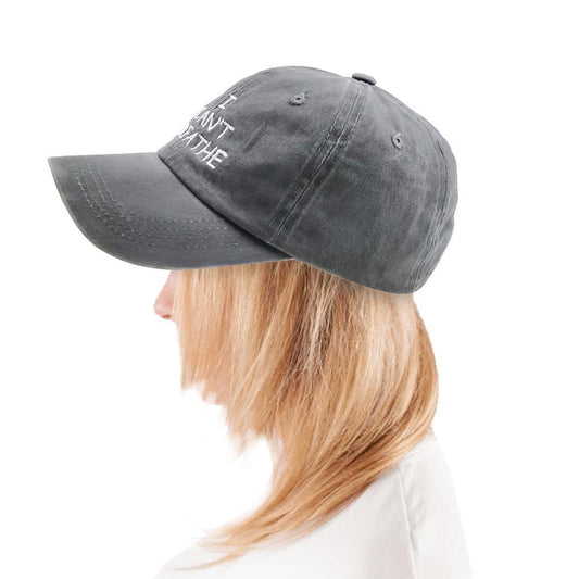 I can't breathe embroidered baseball caps - Urban Caps