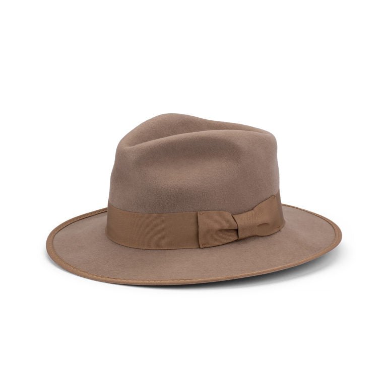 Jack – Australian Wool Felt Outback Hat with Petersham Band - Urban Caps