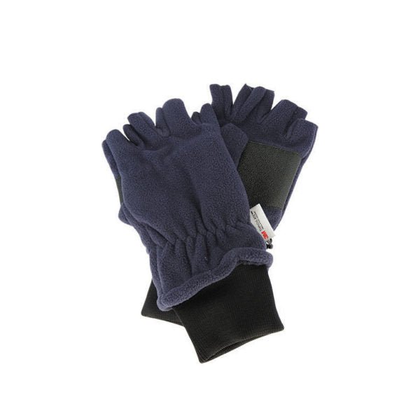 Jimmy Fingerless Polar Fleece Gloves with Thinsulate Lining and Ribbed Cuff - Urban Caps