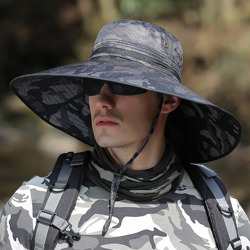 K51 UV Protection Fisherman Hat – Camouflage Summer Outdoor Cap - Urban Caps