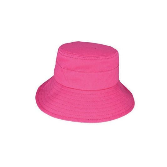 Kids’ Cotton Ponytail Bucket Hat – UPF50+ Sun Protection, Adjustable Fit - Urban Caps