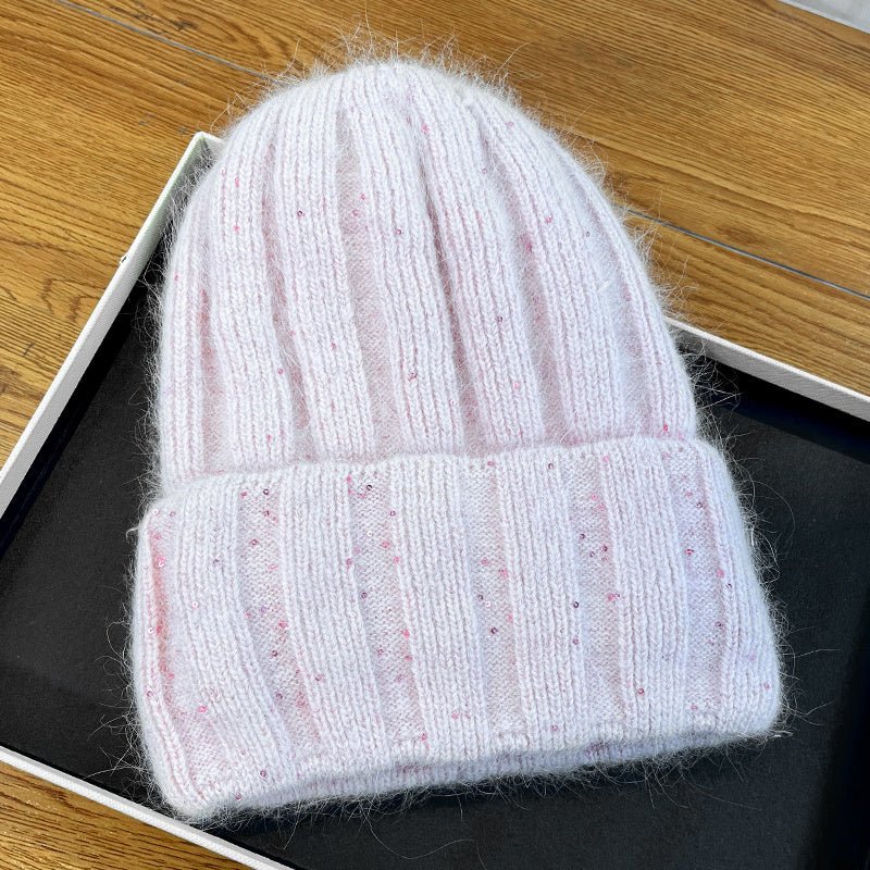Korean - Style Melon Beanie – Minimalist Wool Knit Hat with Rounded Fit - Urban Caps