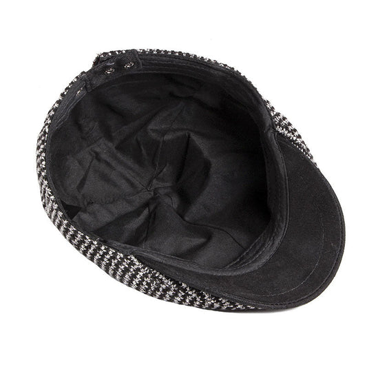 Men's British Vintage Knitted Beret Cap - Urban Caps
