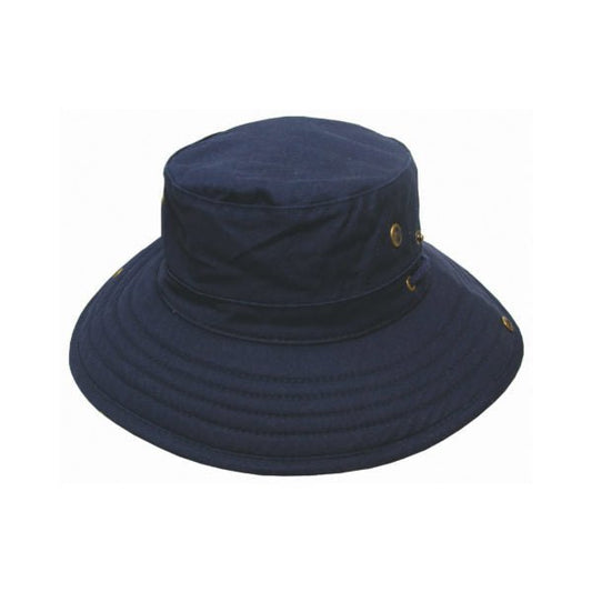 Men's Cotton Twill Outdoor Adventure Hat with Wide Brim - Urban Caps