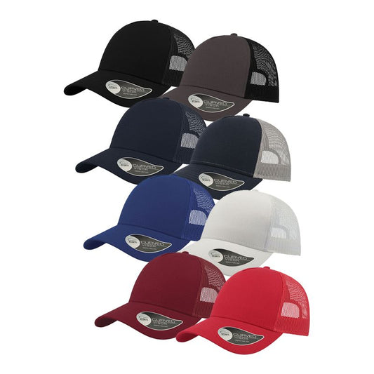 Atlantis Rapper Trucker Cap – Cotton Front with Mesh Back | NZ Stock - Urban Caps