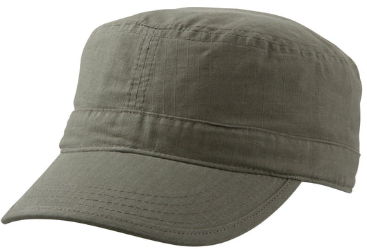 Ripstop Military Cap – Durable Cotton Blend, Velcro Fit - Urban Caps