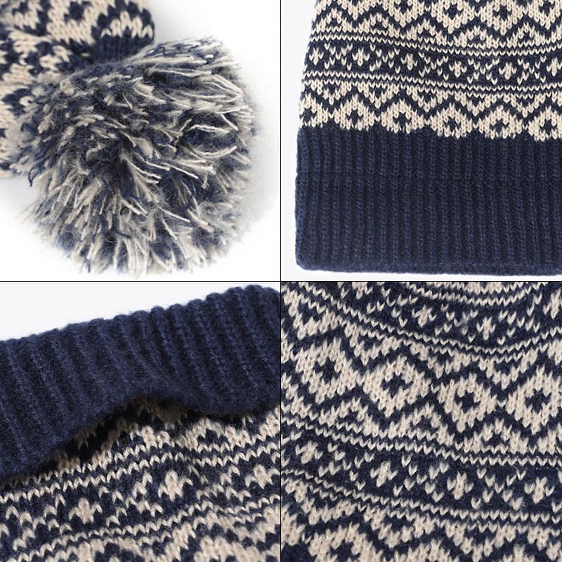 Urban Winter Knitted Pompom Beanie - Urban Caps