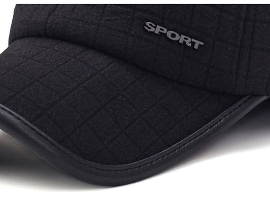 Winter Warm Baseball Cap – Men's Thermal Ear Protection Hat - Urban Caps