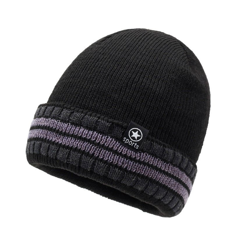 Women’s Striped Fisherman Beanie – Warm Wool Hat with Earflap Design - Urban Caps