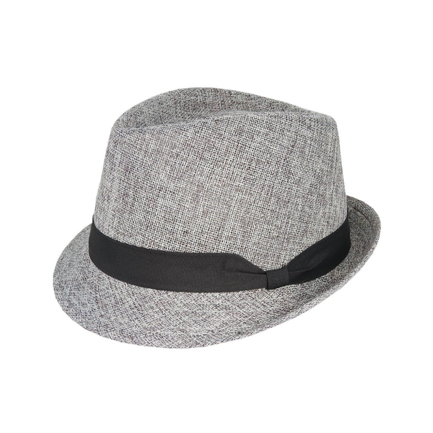 Woven Polyester Trilby Hat - Urban Caps