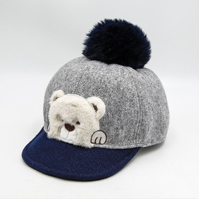 Baby Cartoon Autumn Winter Cute Kids Cap - Urban Caps