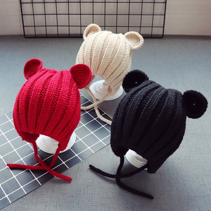 Baby Children's Ear Protection Wool Kids Hat - Urban Caps