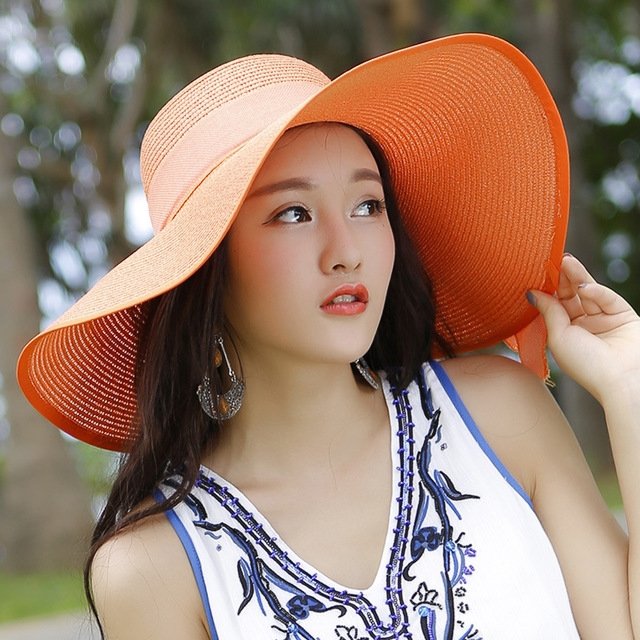 Beach Sun Protection Straw Hat - Urban Caps