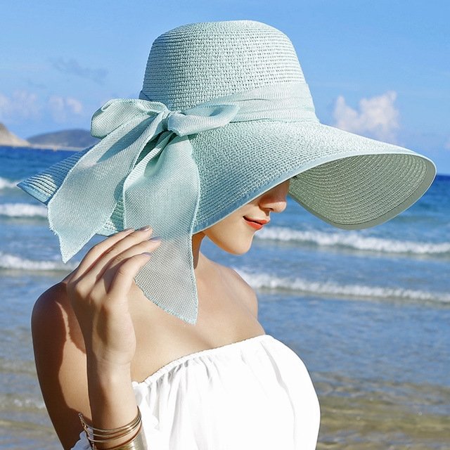 Beach Sun Protection Straw Hat - Urban Caps