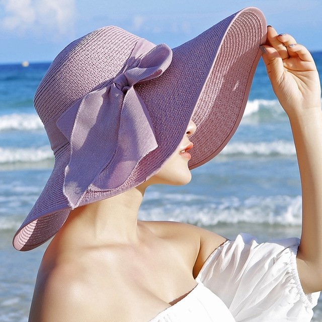 Beach Sun Protection Straw Hat - Urban Caps