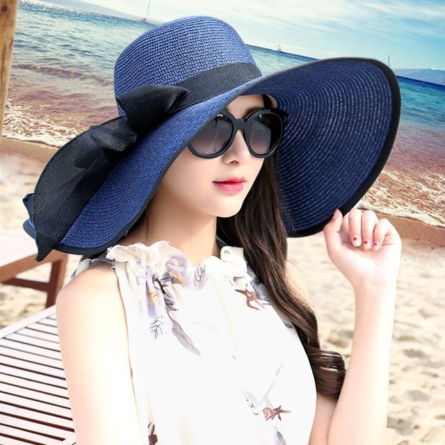 Beach Sun Protection Straw Hat - Urban Caps