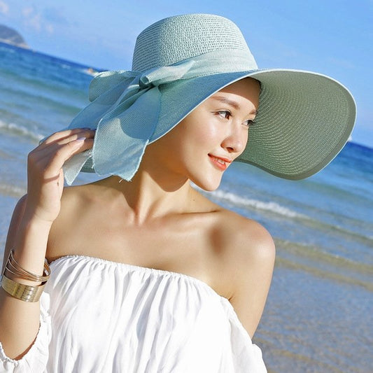 Beach Sun Protection Straw Hat - Urban Caps