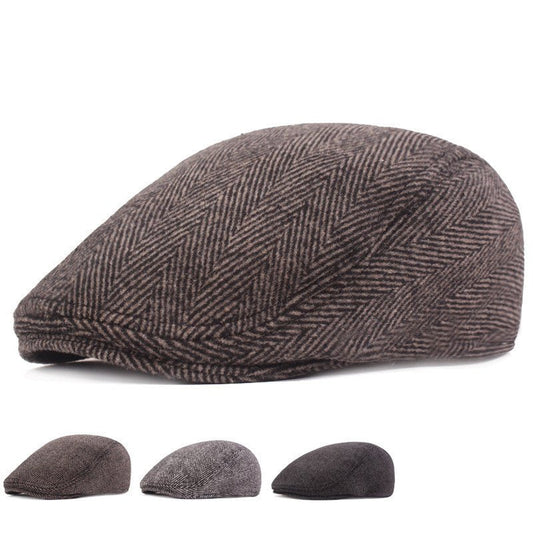 Beret Men's And Women's Simple Caps Autumn And Winter Hats - Urban Caps