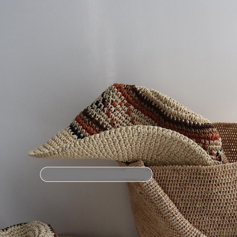 Big Brim Handmade Crochet Sunshade Travel Hat - Urban Caps