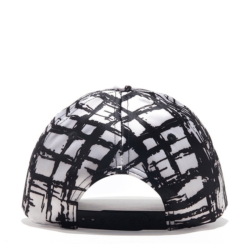 Black And White Mesh Sun Visor Cap - Urban Caps