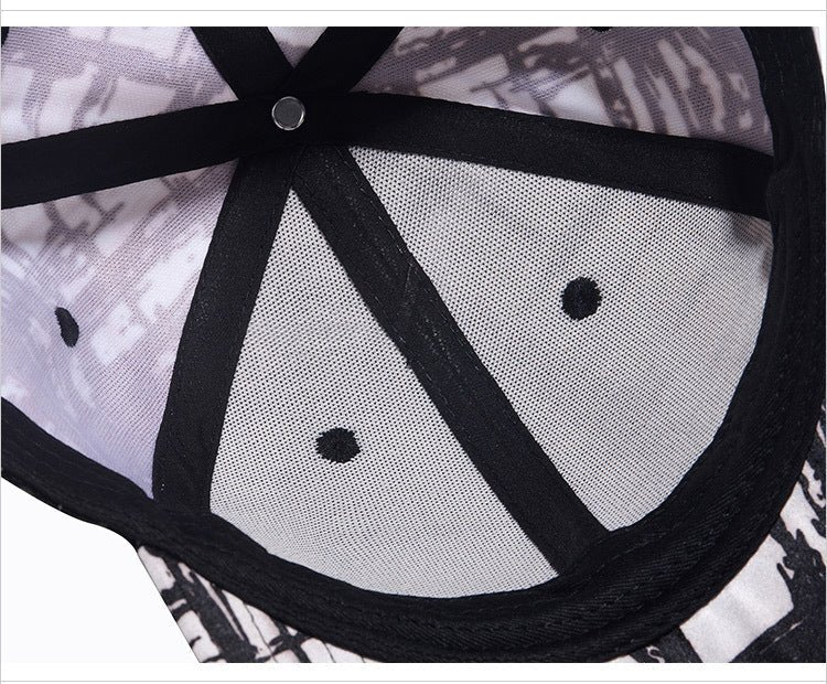 Black And White Mesh Sun Visor Cap - Urban Caps