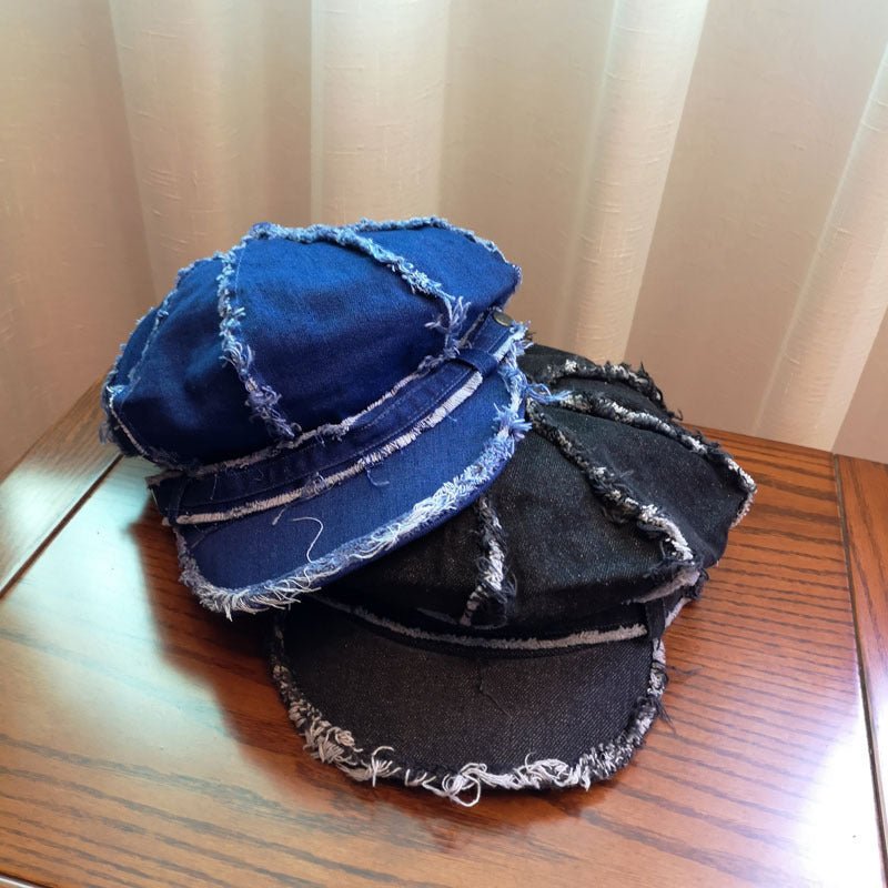 Broken-Edged Cowboy Octagonal Painter Hat Cowboy Hat - Urban Caps