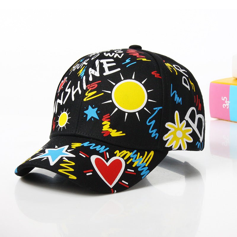 Casual Graffiti Baseball Cap Kids Cap - Urban Caps
