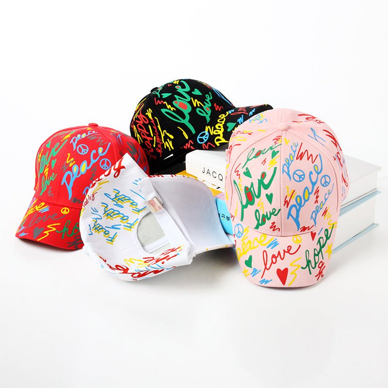 Casual Graffiti Baseball Cap Kids Cap - Urban Caps
