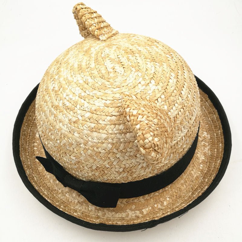 Cat Ear Straw Hat - Urban Caps