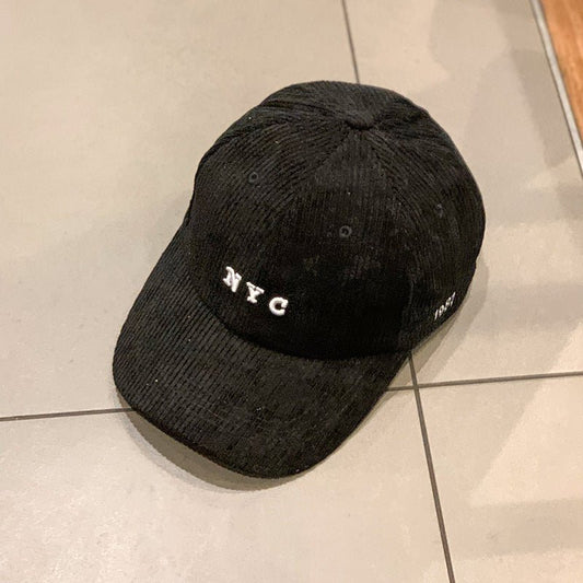 Corduroy(British Retro Solid Color) Baseball Cap - Urban Caps