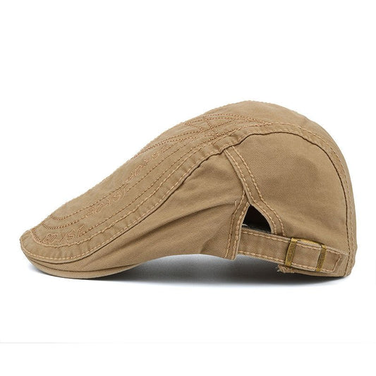 Cotton Solid Color Flat Cap - Urban Caps