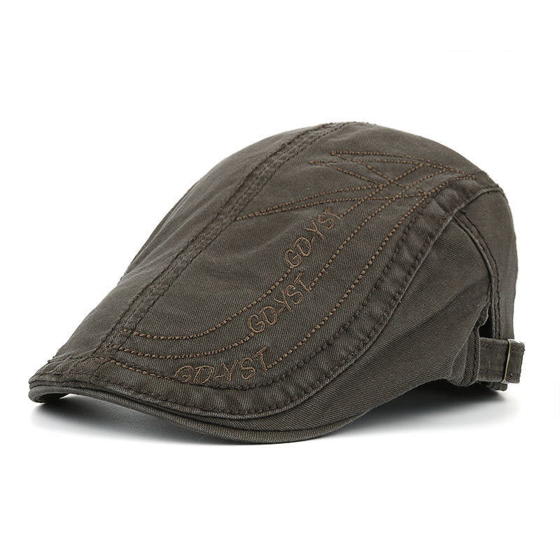 Cotton Solid Color Flat Cap - Urban Caps