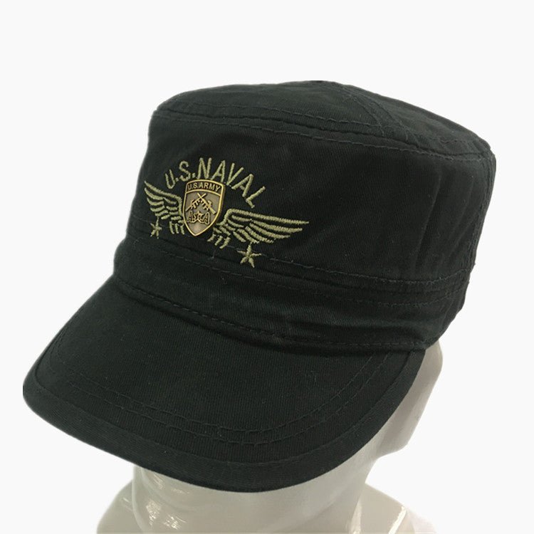 Cotton United Front Army Flat Cap - Urban Caps