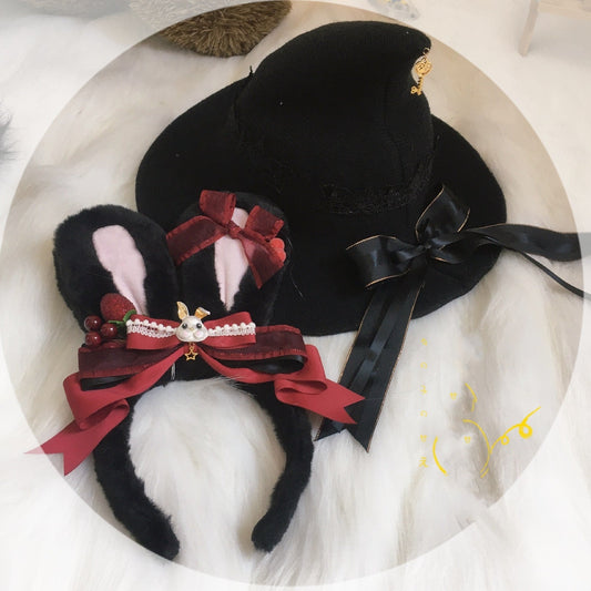 Element Witch Hat Daily Lolita Style Knitted Witch Hat - Urban Caps