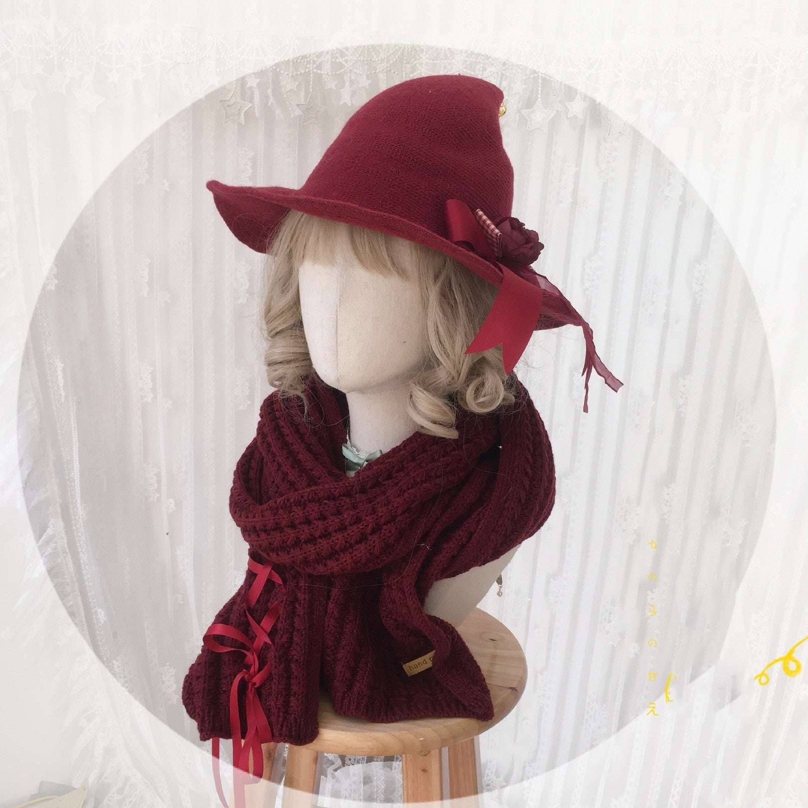 Element Witch Hat Daily Lolita Style Knitted Witch Hat - Urban Caps
