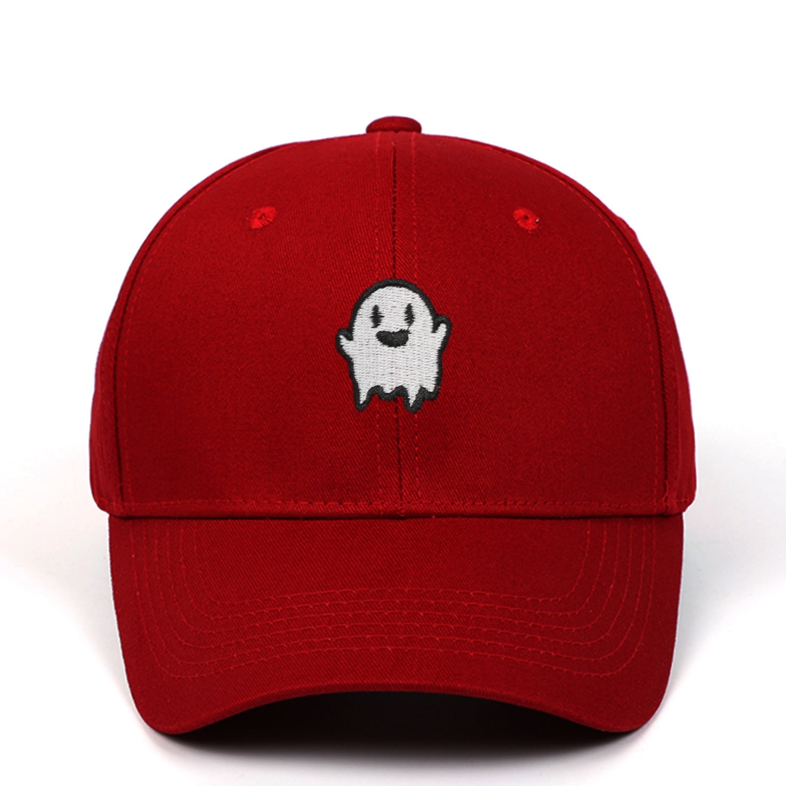 Embroidered Curled Dome Visor Cap - Urban Caps