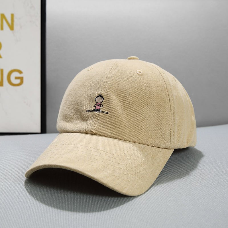 Face Displayed Small Letters Sun Visor Cap - Urban Caps