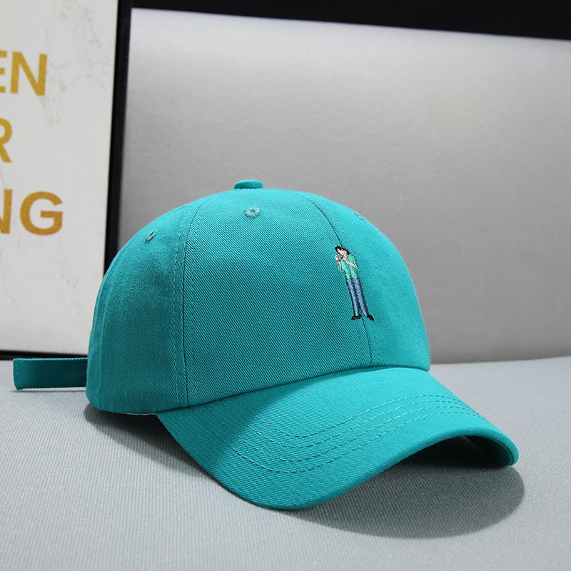 Face Displayed Small Letters Sun Visor Cap - Urban Caps