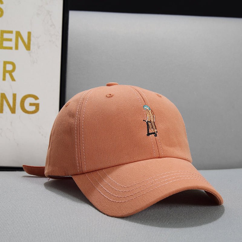 Face Displayed Small Letters Sun Visor Cap - Urban Caps