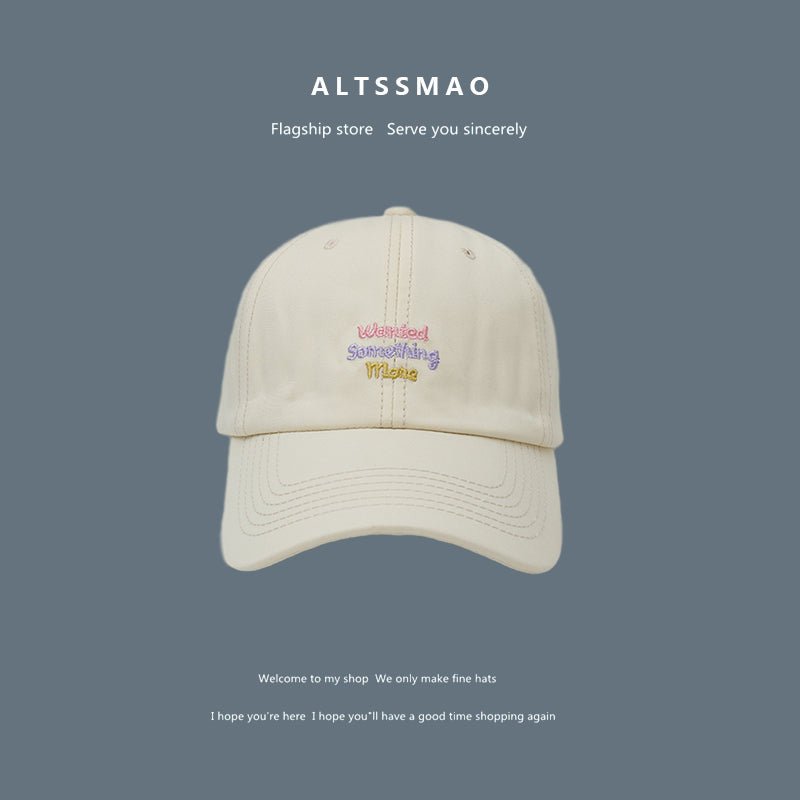 Face Displayed Small Letters Sun Visor Cap - Urban Caps