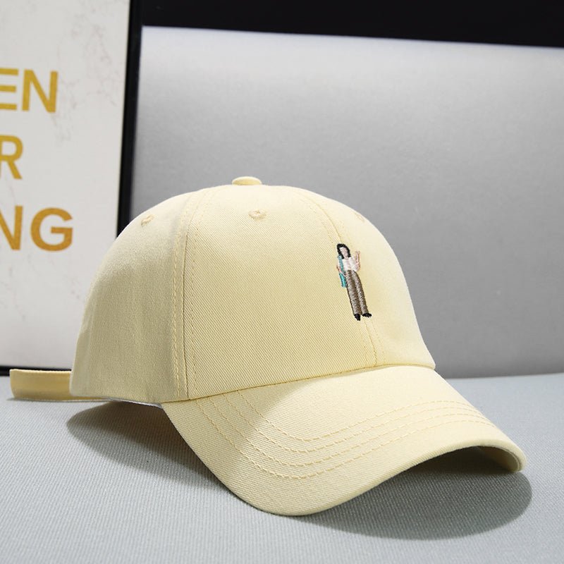 Face Displayed Small Letters Sun Visor Cap - Urban Caps