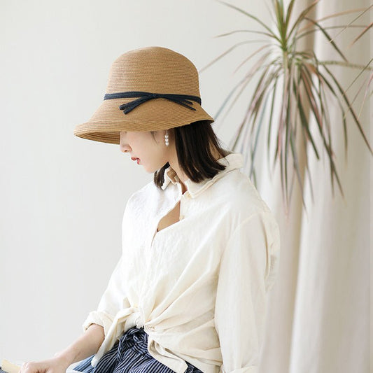 Female Retro Summer Straw Hat - Urban Caps