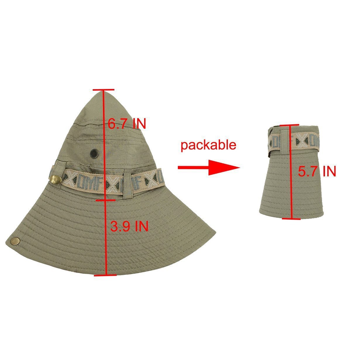 Field Fishing Hat UV Protection Fedoras Hat - Urban Caps