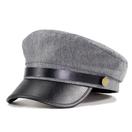 Flat Top NavyCap Sailorcap Flat Cap - Urban Caps