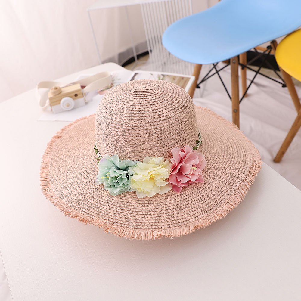 Flower Straw Hat - Urban Caps