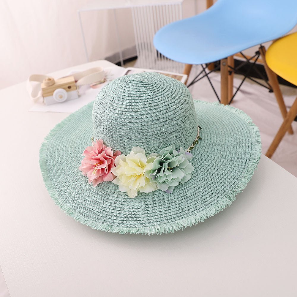 Flower Straw Hat - Urban Caps